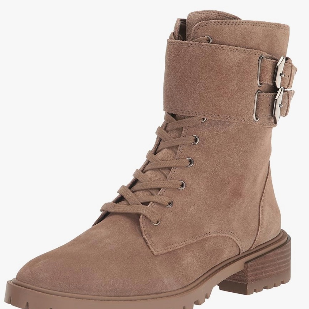 Vince Camuto Brown Combat Boots